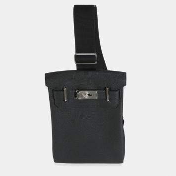 Hermes Black Togo Hac A Dos PM Backpack PHW