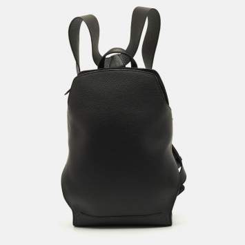 Pre Owned Hermès Cityback 27 Noir Togo Leather Backpack