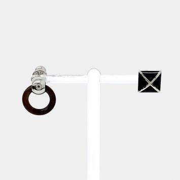 Pre Owned أقراط هيرميس ميدور إكس أو فضة