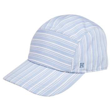 Pre Owned Hermes Blue Striped Cotton Baseball Cap (59)
