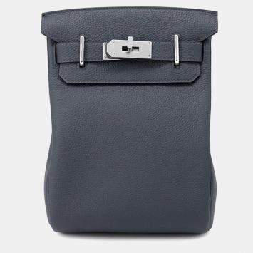 Hermes Akkad PM Grimist Togo Leather Shoulder Bag