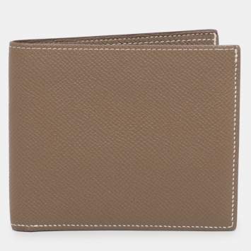 Pre Owned Hermes Sauge Epsom Leather MC² Copernic Wallet
