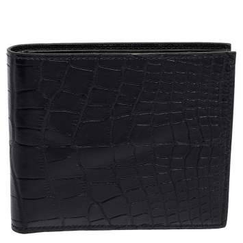 Pre Owned Hermes Black Alligator MC² Copernic Wallet 