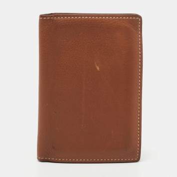 Pre Owned  Hermes Gold Evercolor Leather MC² Euclide Card Holder