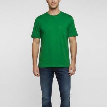 مملوكة مسبقًا Hermes Green Cotton Pique Crew Neck T-Shirt L