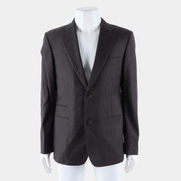 Pre Owned Hermès Brown Wool Cashmere Jacket