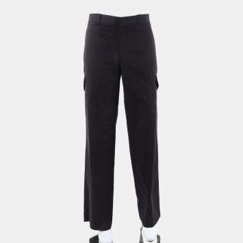 Pre Owned Hermes Black Cotton Pants