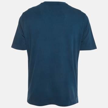 Hermes Navy Blue Cotton Pique Polo T-Shirt XL Hermes | TLC