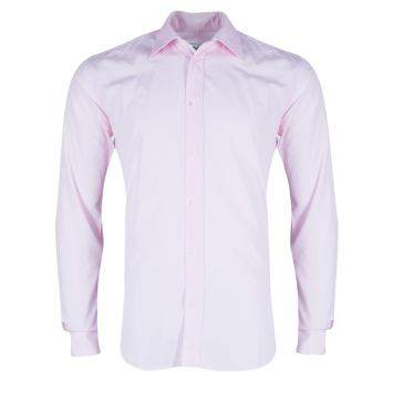 Pre Owned Hermes Men's Pink Straight Fit Poplin Shirt S