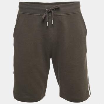 Hermes Olive Green Cotton Shorts M