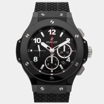 مملوكة مسبقًا Hublot Big Bang Chronograph Black Magic 301.CX.130.RX 44 mm Automatic Chronograph Men's Wristwatch 44MM