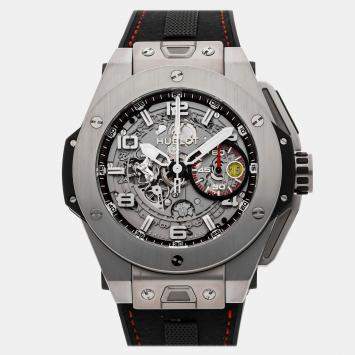 Pre Owned Hublot Big Bang Ferrari Unico Limited Edition 401.NX.0123.VR Automatic Men's Wristwatch 45MM