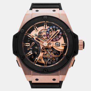 Hublot Big Bang King Power Tourbillon GMT 706.OM.1180.RX Manual Winding Men's Wristwatch 48 mm