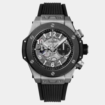 Hublot Big Bang Unico 421.NM.1170.RX Automatic Silver Titanium Men's Wristwatch 44mm