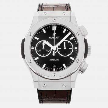 Pre Owned Hublot Classic Fusion 541.NX.1171.LR Automatic Black Titanium Men’s Wristwatch 42 mm