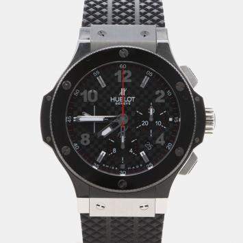 Pre Owned Hublot Big Bang Chrono 301.SB.131.RX Automatic Ceramic Stainless Steel Men's Wristwatch 44 mm