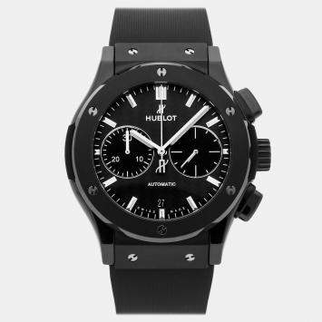 Pre Owned Pre-Owned Hublot Classic Fusion Chronograph Black Magic 521.CM.1771.RX 45 mm