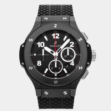 Pre Owned Hublot Big Bang 301.CX.130.RX Black Ceramic Automatic Men's Watches 44mm