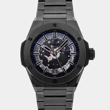 Pre Owned Hublot Big Bang 415.CX.1114.VR.MXM17 Black Ceramic Automatic Men's Watches 45mm