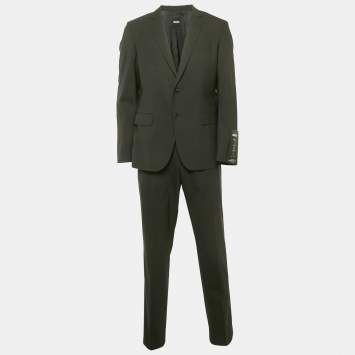 Hugo Boss Black Wool Slim Fit Suit XL