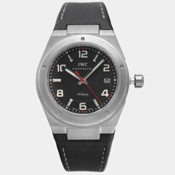 Pre Owned IWC Black Titanium Ingenieur IW322703 Automatic Men's Wristwatch 42.5 mm