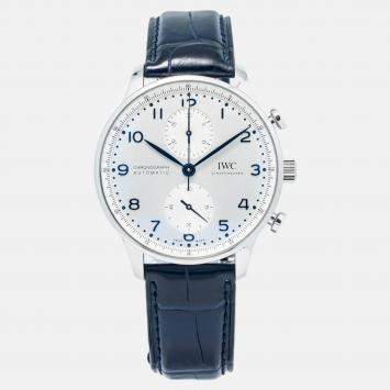 IWC Portuguese IW371605 Automatic Silver Stainless Steel Men's Wristwatch 41mm