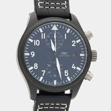 Pre Owned IWC Pilot's Top Gun IW389001 Automatic Ceramic Men's Wristwatch 44.5 mm