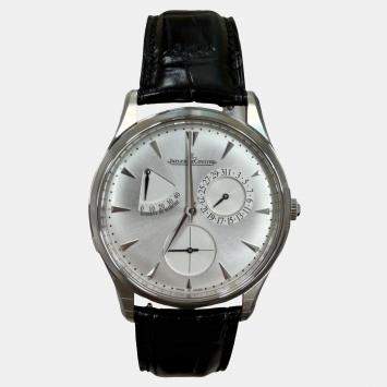 Pre Owned Jaeger-LeCoultre Master Ultra Thin Reserve De Marche Q1378420 Automatic Silver Stainless Steel Men's Wristwatch 39 mm