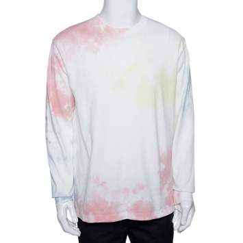 Pre Owned John Elliott Ink Bloom Tie Dye Cotton University T-Shirt M