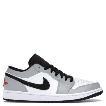 Pre Owned Nike Jordan 1 Low Light Smoke Grey Sneakers (US Size 7Y / EU Size 40)