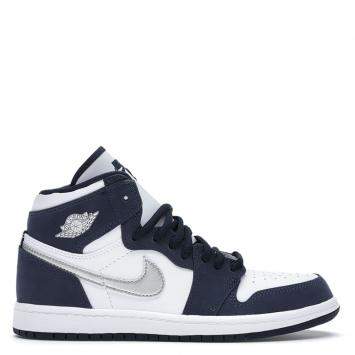 Pre Owned Nike Jordan 1 Retro High Japan Midnight Navy Sneakers Size EU 38 US 5.5Y
