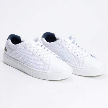 Pre Owned Lacoste White L.12.12 LIGHT-WT Sneakers Size 42.5 (Available for UAE Customers Only)