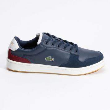 Pre Owned Lacoste Blue Masters Cup Tricolour Sneakers Size 43 (Available for UAE Customers Only)