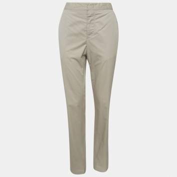 مملوكة مسبقًا Lanvin Grey Cotton Trousers S