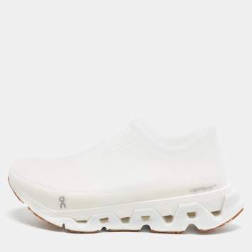 Pre Owned Loewe x On Cloudmonster Size 45 White LightSpray Rubber Slip On Sneakers