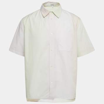 Pre Owned Loewe Multicolor Ombre Striped Cotton Shirt XXS 