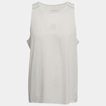 Pre Owned Loewe x On Performance White Jersey Tank Top L