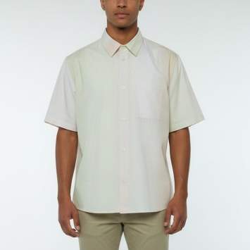 Pre Owned Loewe Multicolor Ombre Striped Poplin Short Sleeved Shirt XL