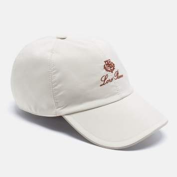 Pre Owned Loro Piana Beige Synthetic Storm System Baseball Cap L