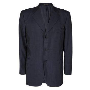 Pre Owned  Loro Piana Navy Blue Wool Renoma Blazer 3XL
