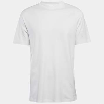 Pre Owned Loro Piana White Cotton Crew Neck T-Shirt XL