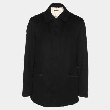 Pre Owned Loro Piana Black Cashmere Jacket S