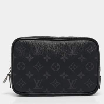Pre Owned Louis Vuitton Monogram Eclipse Canvas Toiletry PM Bag