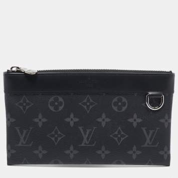 Pre Owned Louis Vuitton Monogram Eclipse Canvas Discovery PM Pochette