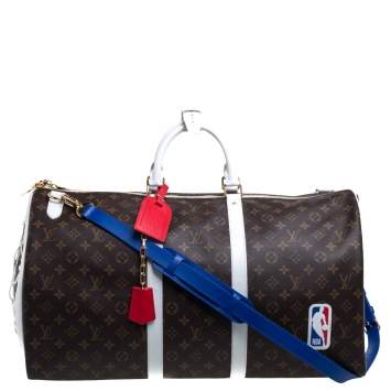 Pre Owned Louis Vuitton x NBA Monogram Canvas Basketball Keepall 55 Bag