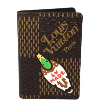 مملوكة مسبقًا Louis Vuitton x Nigo Damier Ebene Giant Canvas Pocket Organiser