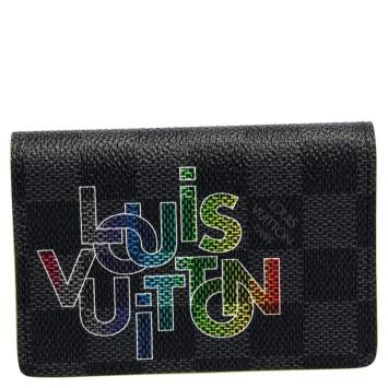Pre Owned Louis Vuitton Damier Graphite Canvas Logo Pocket Organizer