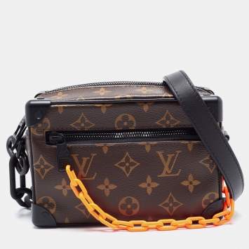 Pre Owned Louis Vuitton Black Monogram Canvas Mini Solar Ray Soft Trunk Bag