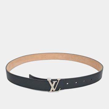 Pre Owned Louis Vuitton Black Epi Belt