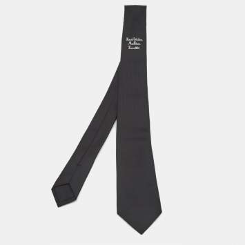 مملوكة مسبقًا Louis Vuitton Blue Silk Classic Tie